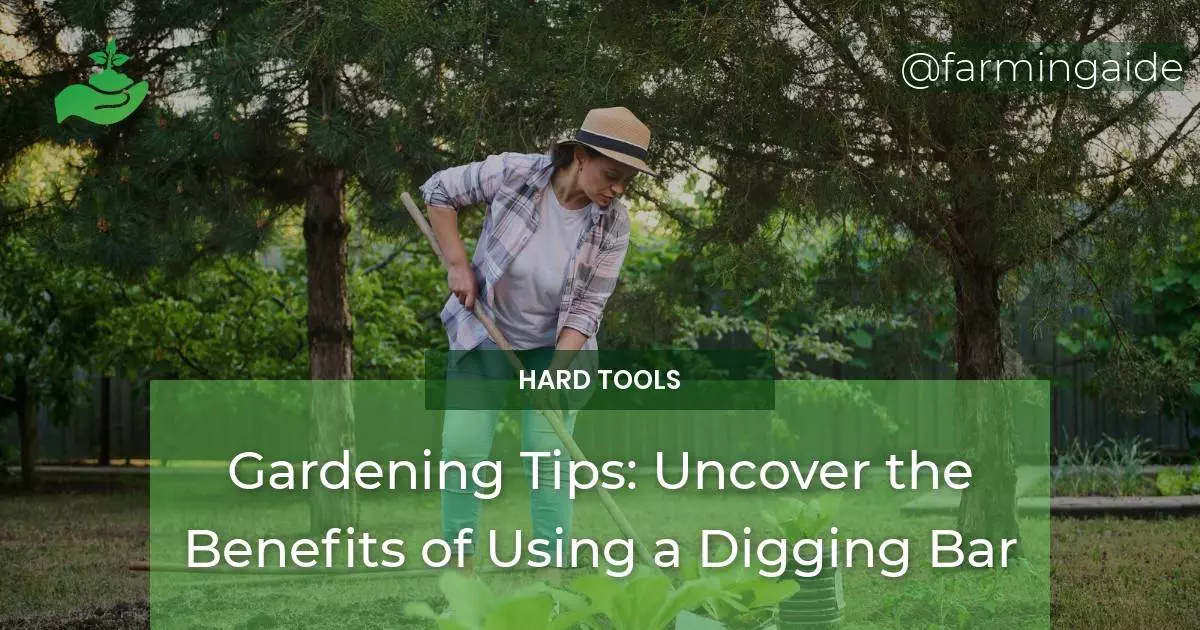 Gardening Tips: Uncover the Benefits of Using a Digging Bar