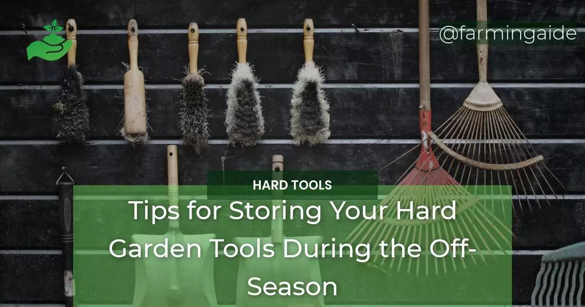 Tips for Storing Your Hard Garden Tools During the Off-Season