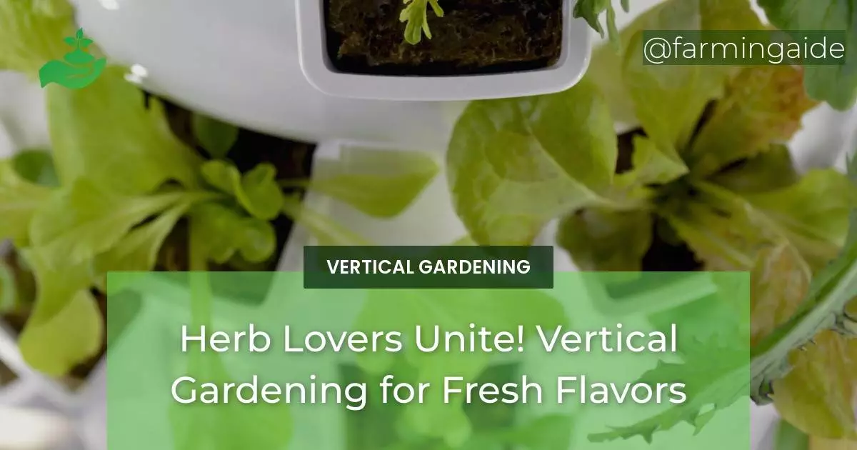 Herb Lovers Unite! Vertical Gardening for Fresh Flavors