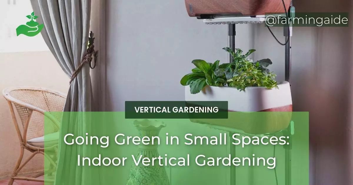 Going Green in Small Spaces: Indoor Vertical Gardening