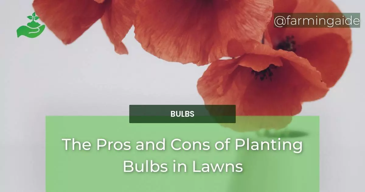 The Pros and Cons of Planting Bulbs in Lawns