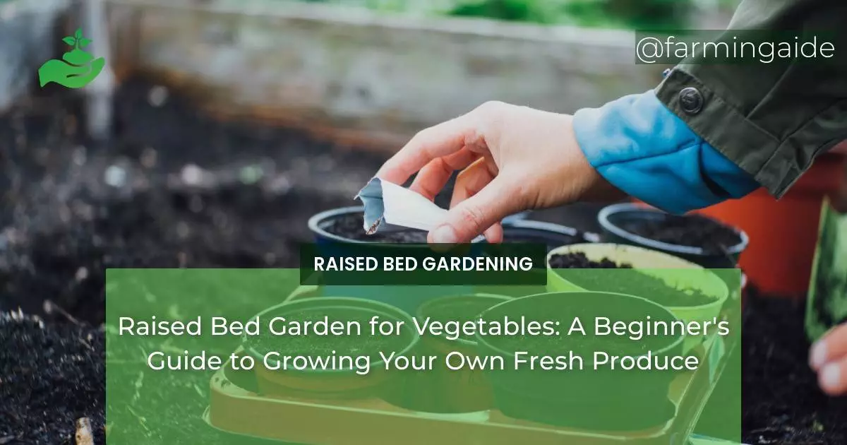 Raised Bed Garden for Vegetables: A Beginner's Guide to Growing Your Own Fresh Produce