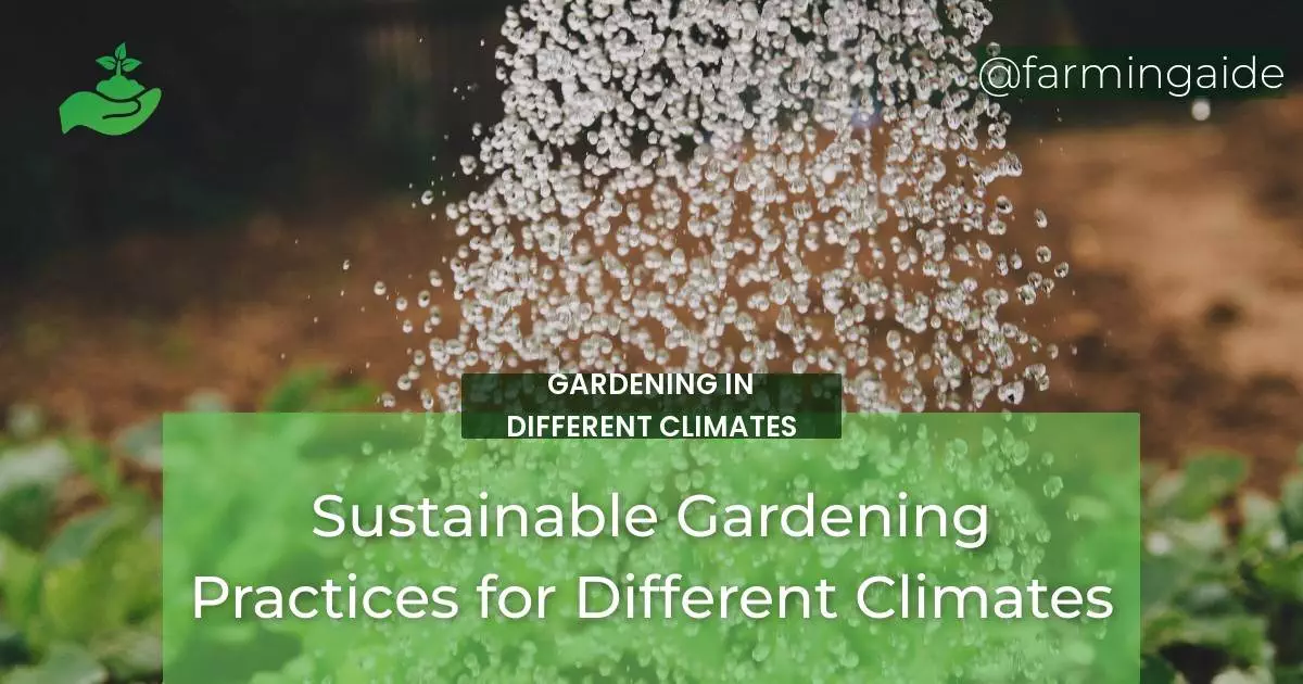 Sustainable Gardening Practices for Different Climates