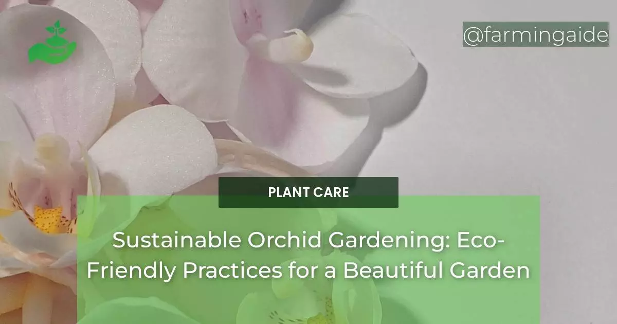 Sustainable Orchid Gardening: Eco-Friendly Practices for a Beautiful Garden