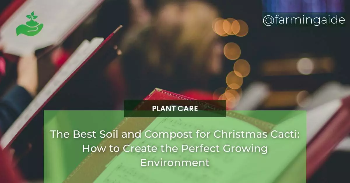 The Best Soil and Compost for Christmas Cacti: How to Create the Perfect Growing Environment