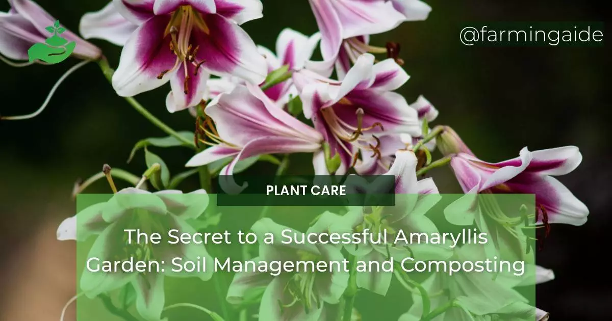 The Secret to a Successful Amaryllis Garden: Soil Management and Composting