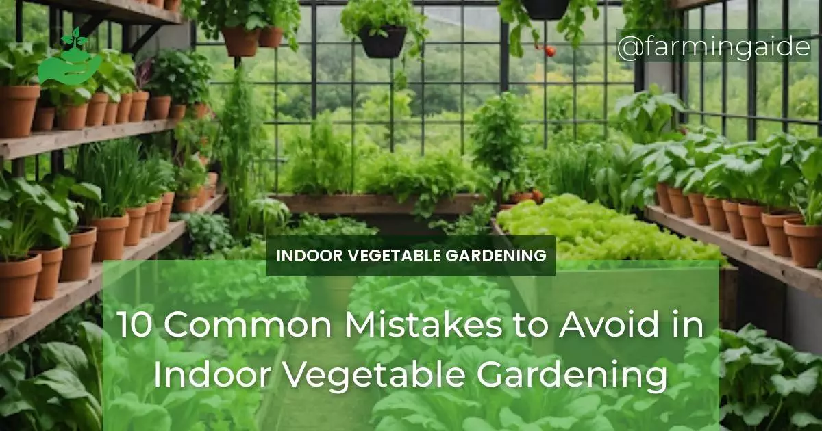 10 Common Mistakes to Avoid in Indoor Vegetable Gardening