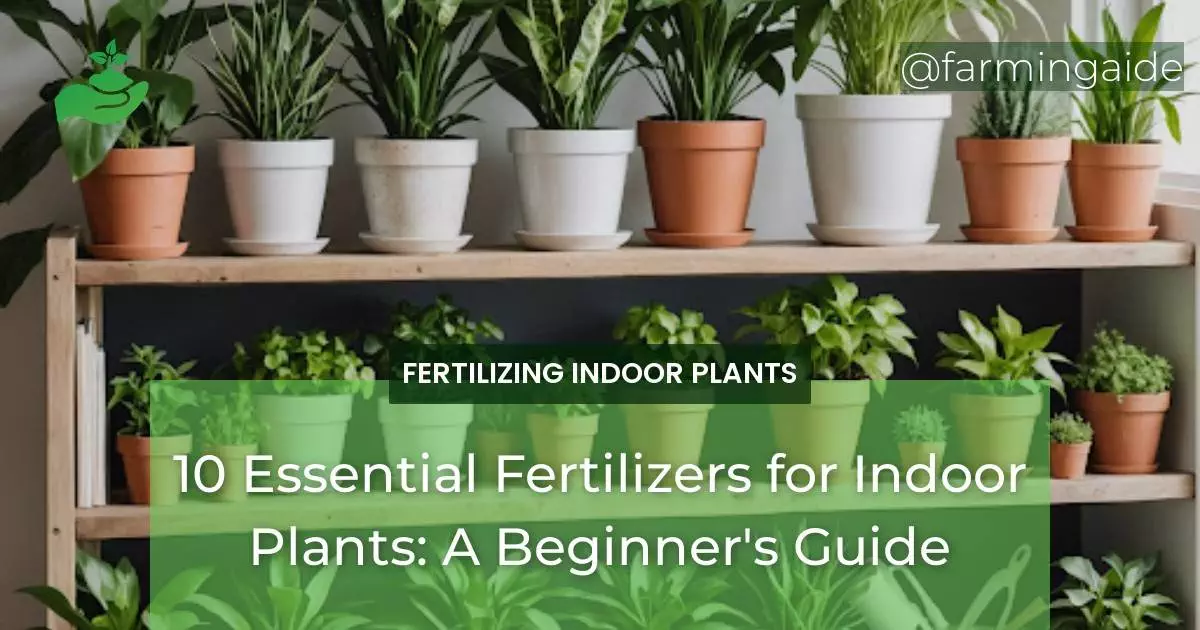 10 Essential Fertilizers for Indoor Plants: A Beginner's Guide