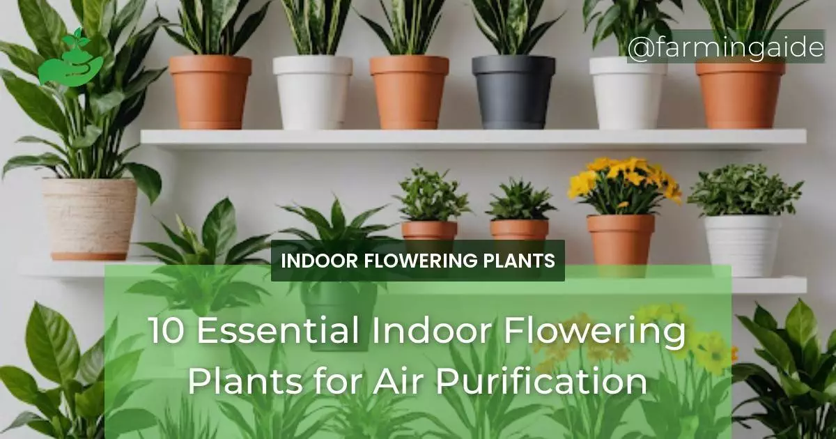 10 Essential Indoor Flowering Plants for Air Purification