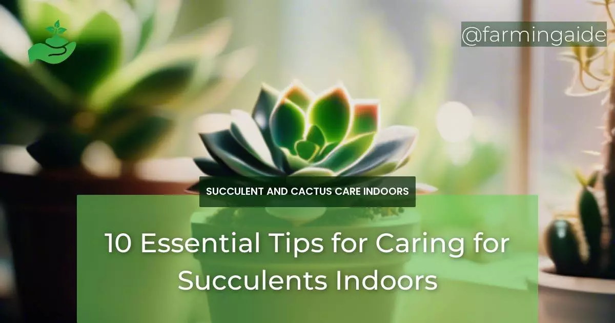 10 Essential Tips for Caring for Succulents Indoors