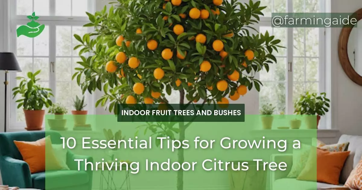 10 Essential Tips for Growing a Thriving Indoor Citrus Tree
