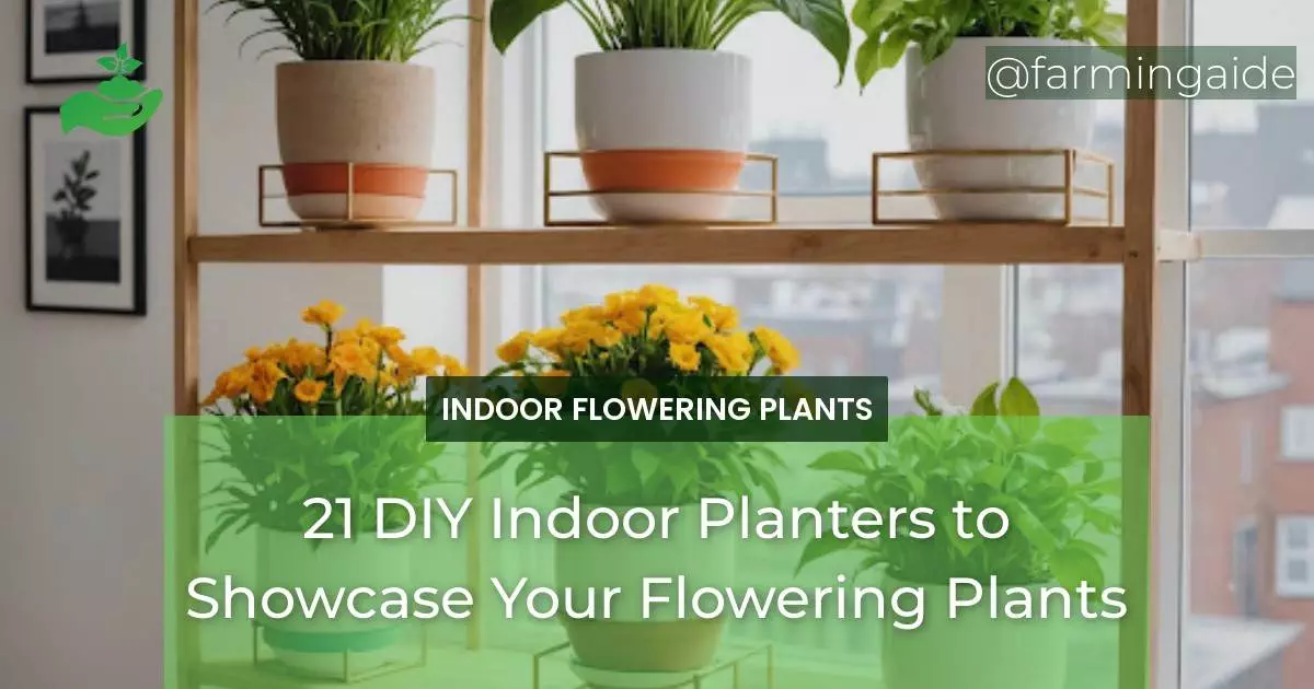 21 DIY Indoor Planters to Showcase Your Flowering Plants