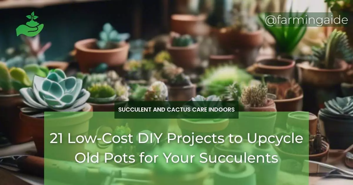 21 Low-Cost DIY Projects to Upcycle Old Pots for Your Succulents