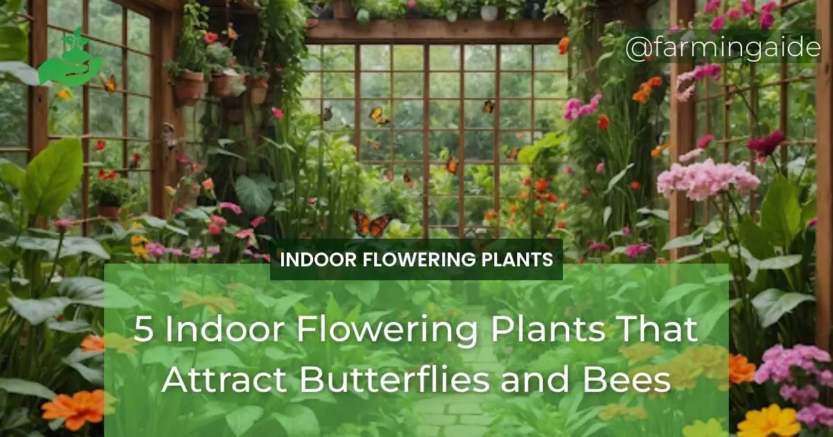 5 Indoor Flowering Plants That Attract Butterflies and Bees