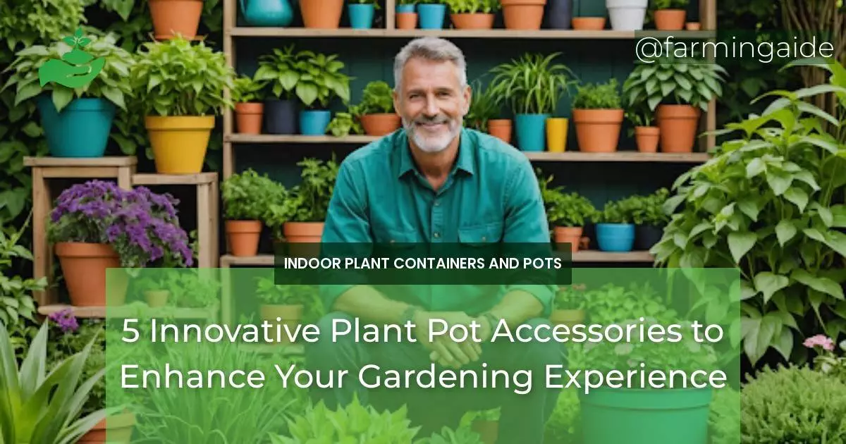 5 Innovative Plant Pot Accessories to Enhance Your Gardening Experience
