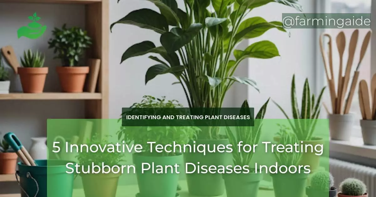 5 Innovative Techniques for Treating Stubborn Plant Diseases Indoors