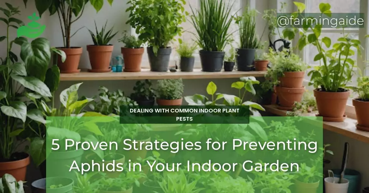 5 Proven Strategies for Preventing Aphids in Your Indoor Garden