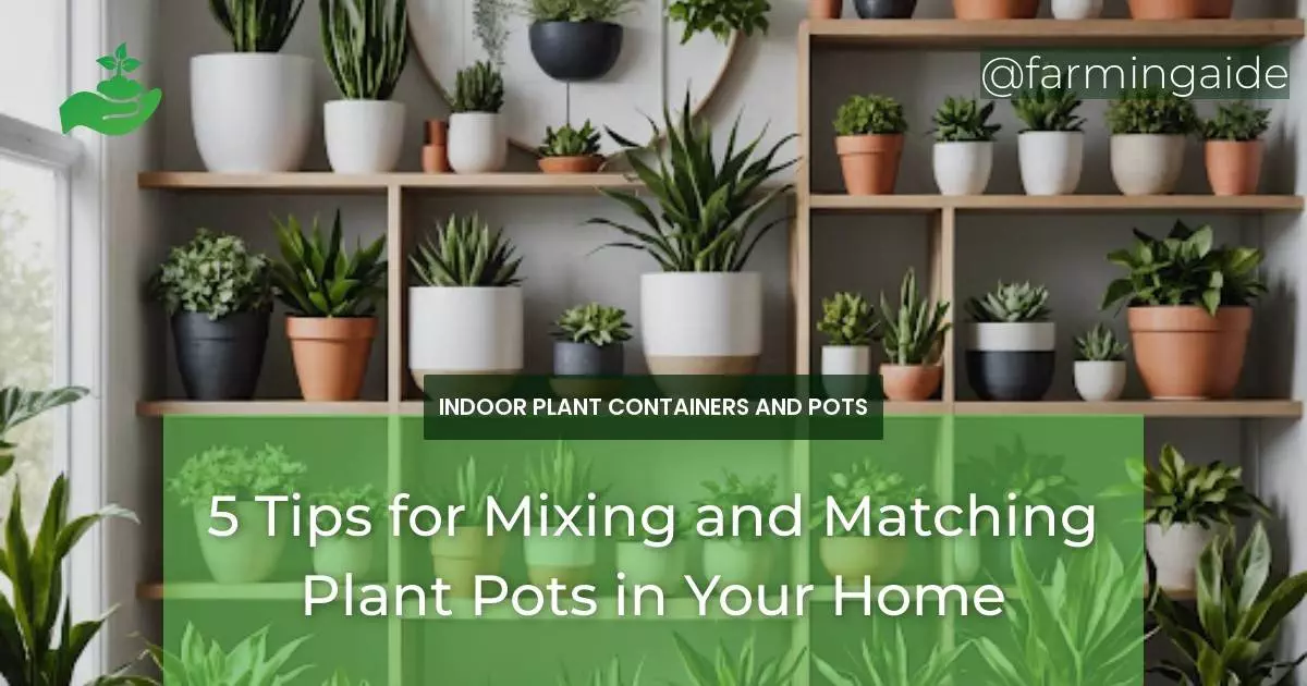 5 Tips for Mixing and Matching Plant Pots in Your Home