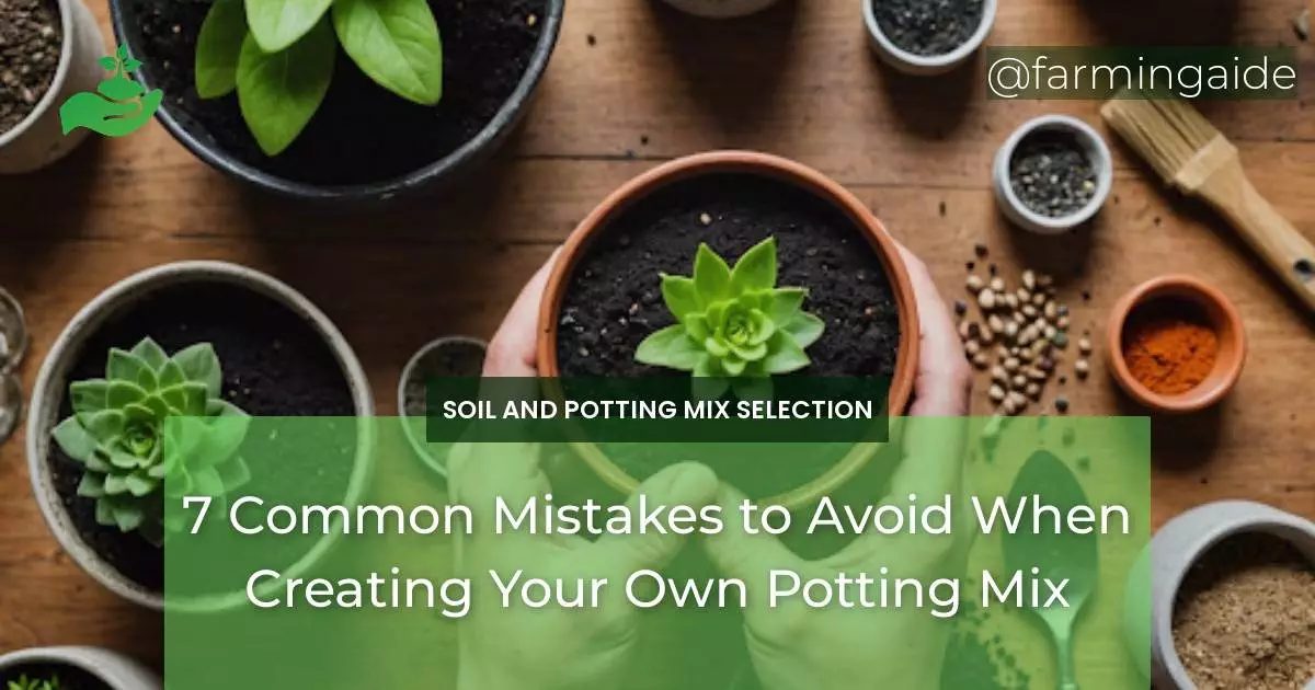 7 Common Mistakes to Avoid When Creating Your Own Potting Mix