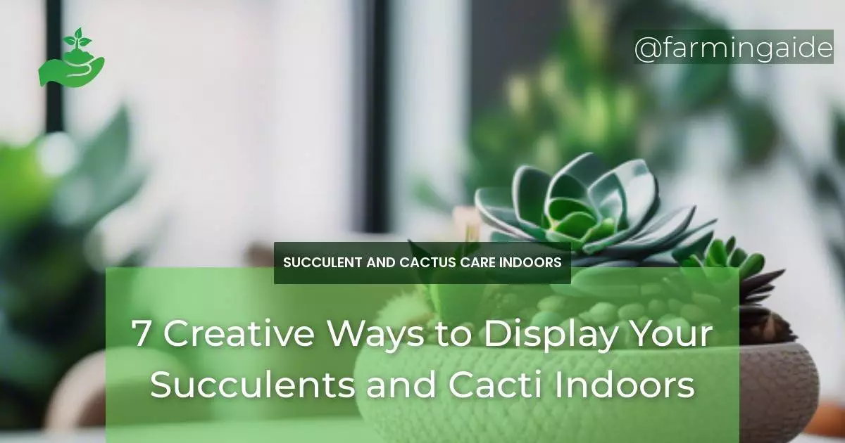 7 Creative Ways to Display Your Succulents and Cacti Indoors