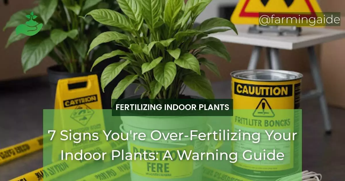 7 Signs You're Over-Fertilizing Your Indoor Plants: A Warning Guide
