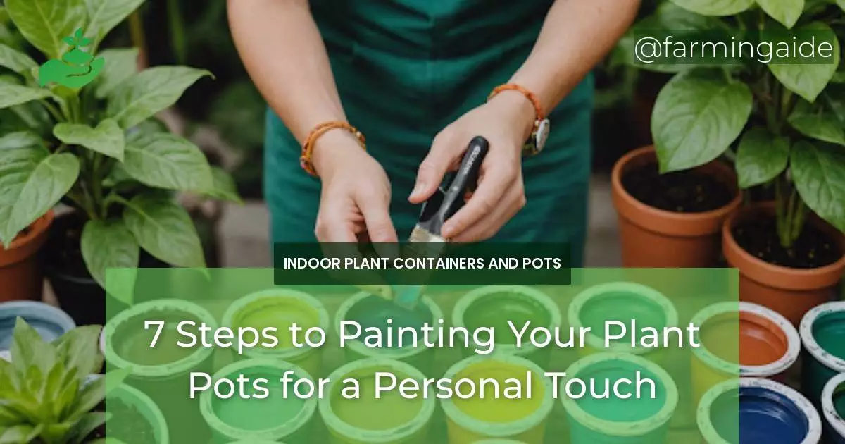 7 Steps to Painting Your Plant Pots for a Personal Touch