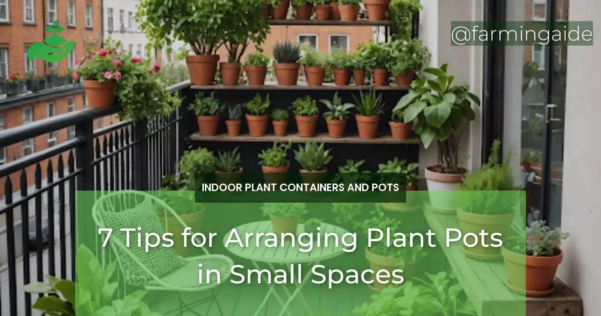 7 Tips for Arranging Plant Pots in Small Spaces