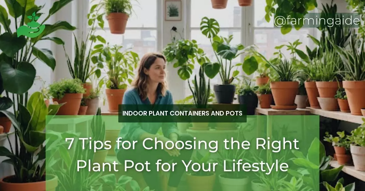7 Tips for Choosing the Right Plant Pot for Your Lifestyle
