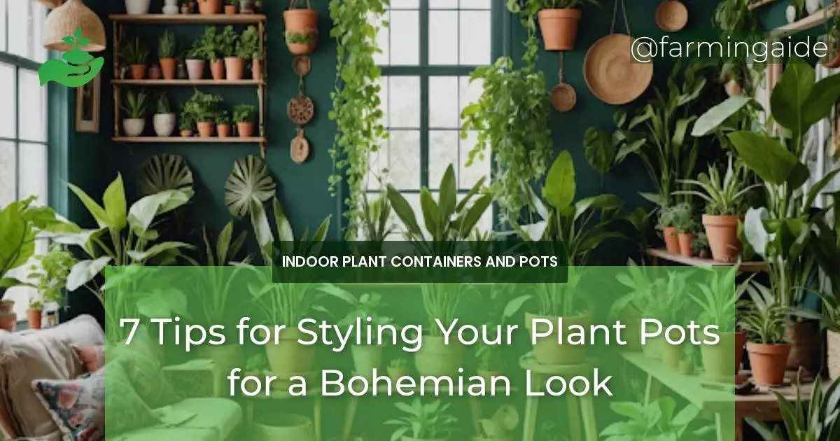 7 Tips for Styling Your Plant Pots for a Bohemian Look