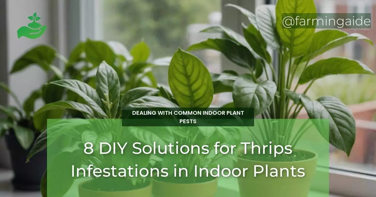 8 DIY Solutions for Thrips Infestations in Indoor Plants