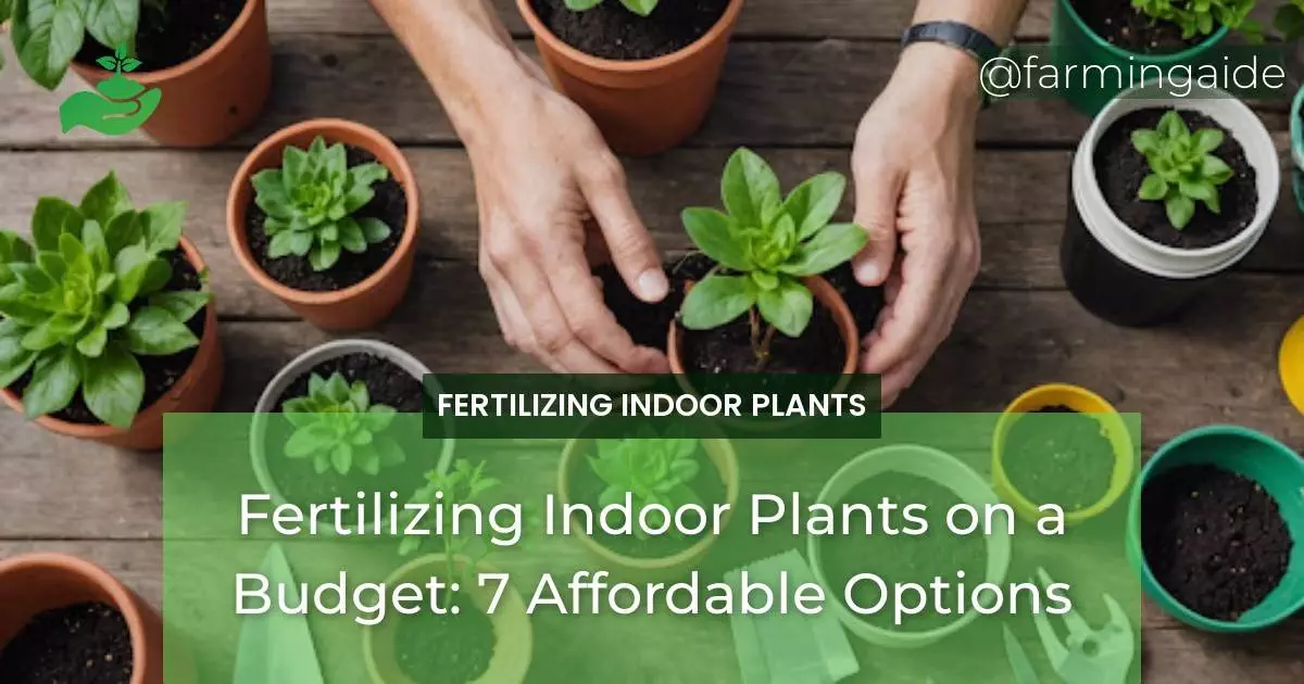 Fertilizing Indoor Plants on a Budget: 7 Affordable Options