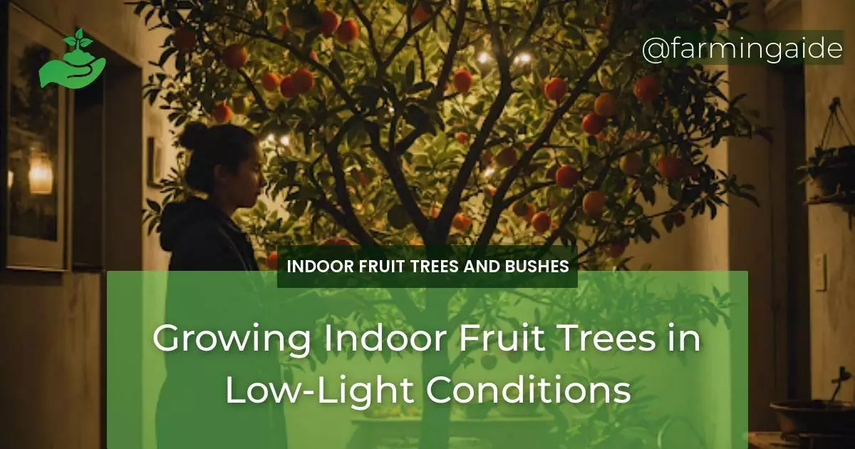 Growing Indoor Fruit Trees in Low-Light Conditions