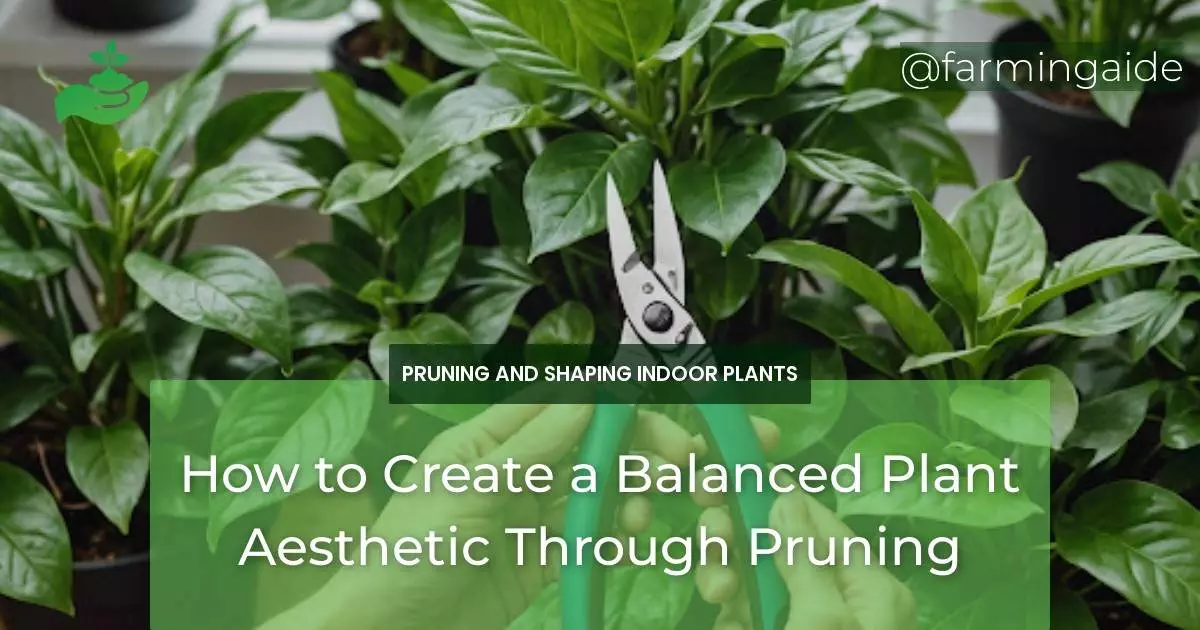 How to Create a Balanced Plant Aesthetic Through Pruning
