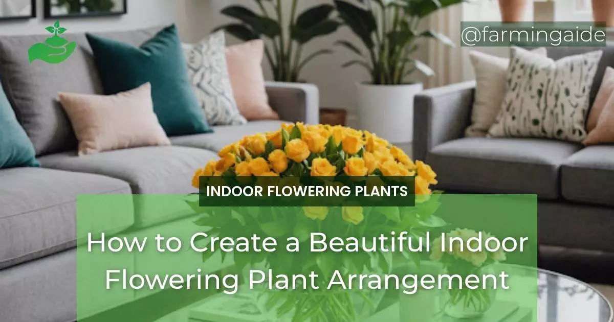 How to Create a Beautiful Indoor Flowering Plant Arrangement