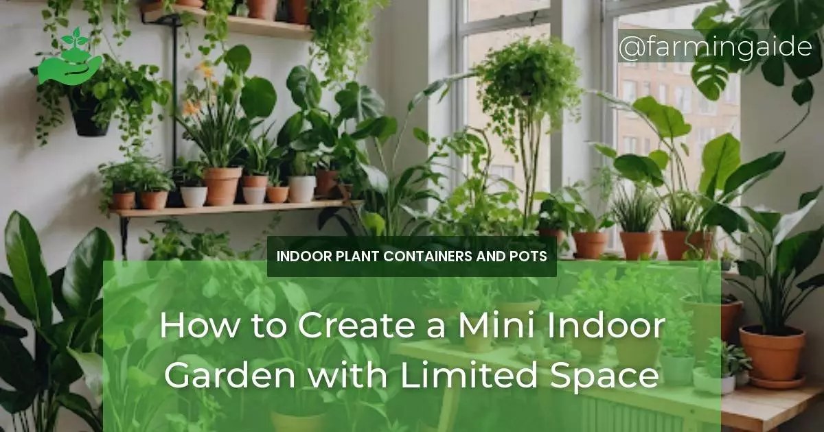 How to Create a Mini Indoor Garden with Limited Space