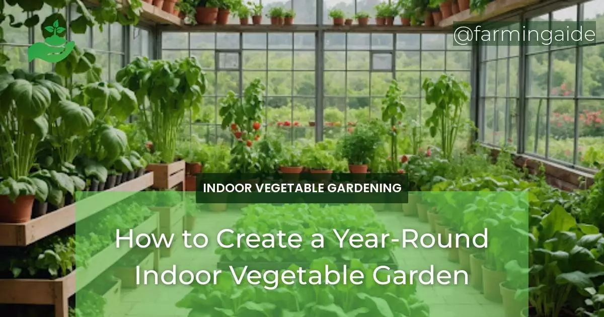How to Create a Year-Round Indoor Vegetable Garden