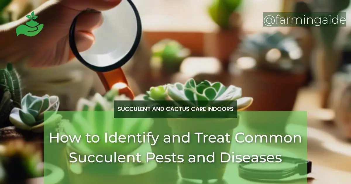 How to Identify and Treat Common Succulent Pests and Diseases