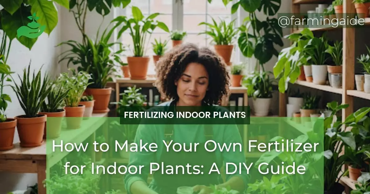 How to Make Your Own Fertilizer for Indoor Plants: A DIY Guide