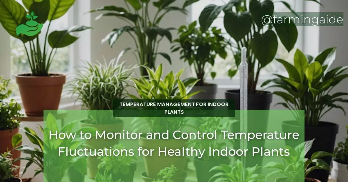 How to Monitor and Control Temperature Fluctuations for Healthy Indoor Plants