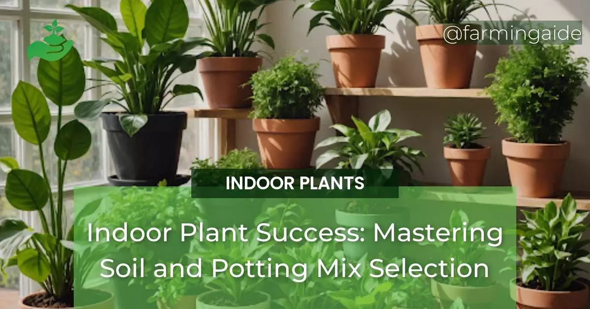 Indoor Plant Success: Mastering Soil and Potting Mix Selection