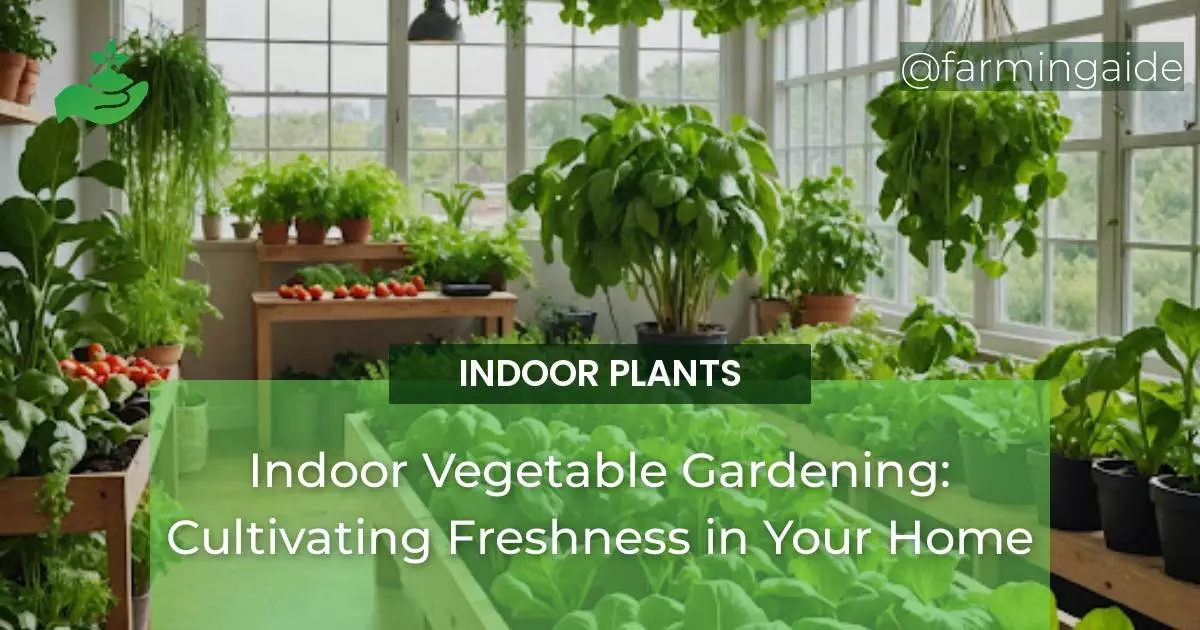 Indoor Vegetable Gardening: Cultivating Freshness in Your Home