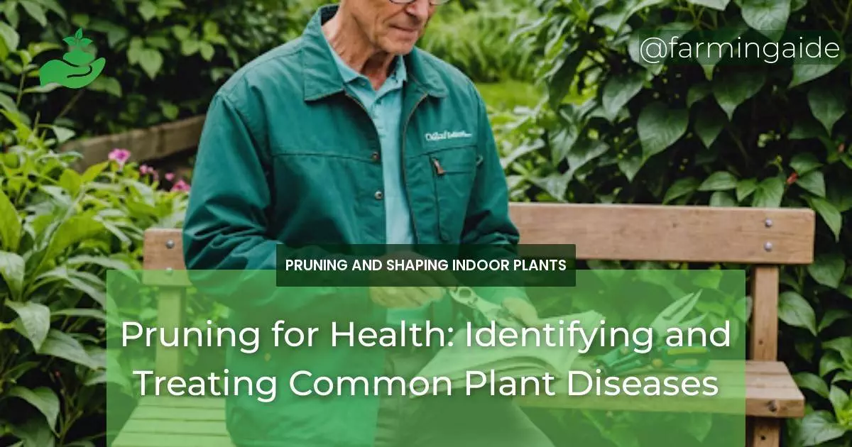 Pruning for Health: Identifying and Treating Common Plant Diseases