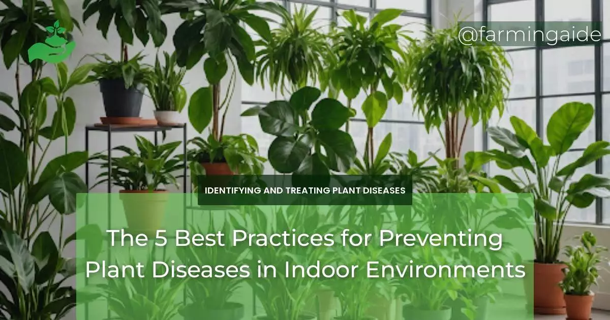The 5 Best Practices for Preventing Plant Diseases in Indoor Environments