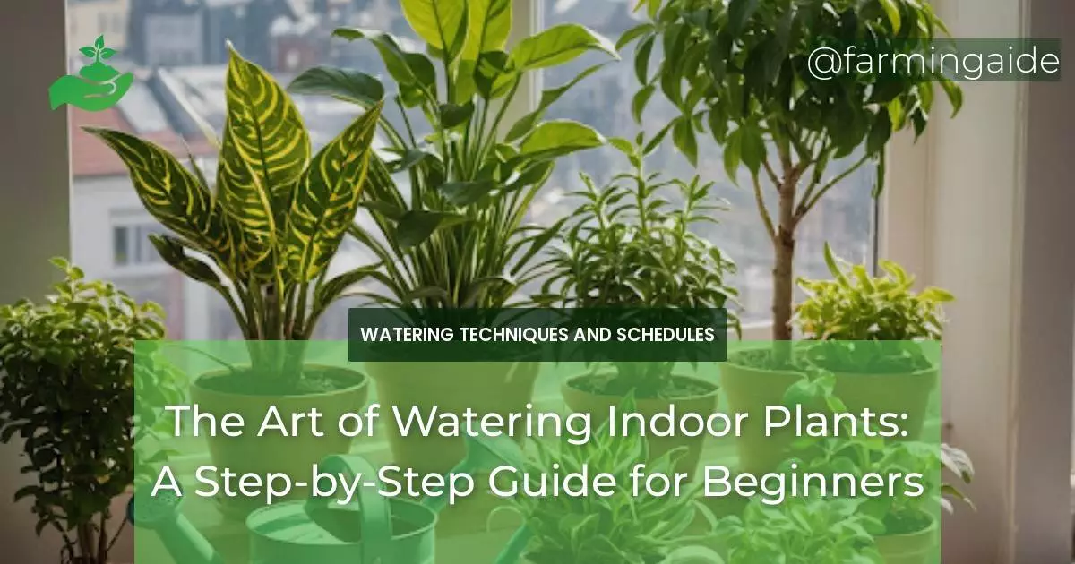 The Art of Watering Indoor Plants: A Step-by-Step Guide for Beginners