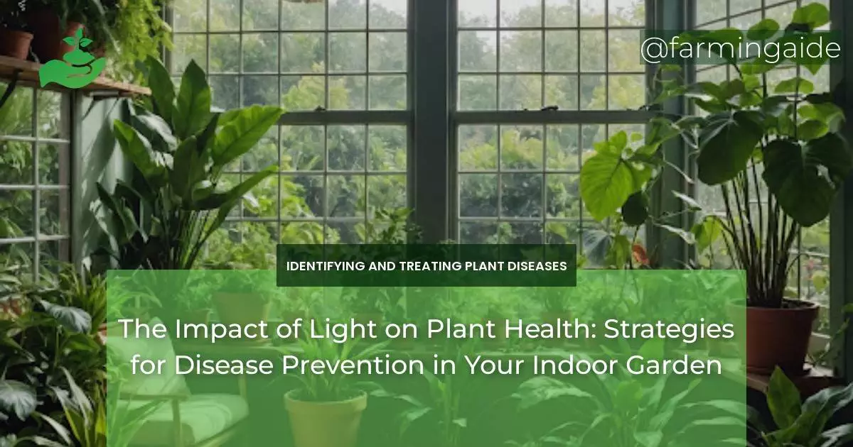 The Impact of Light on Plant Health: Strategies for Disease Prevention in Your Indoor Garden