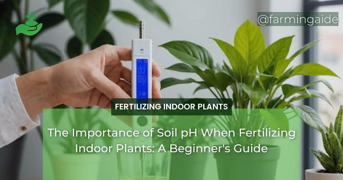 The Importance of Soil pH When Fertilizing Indoor Plants: A Beginner's Guide
