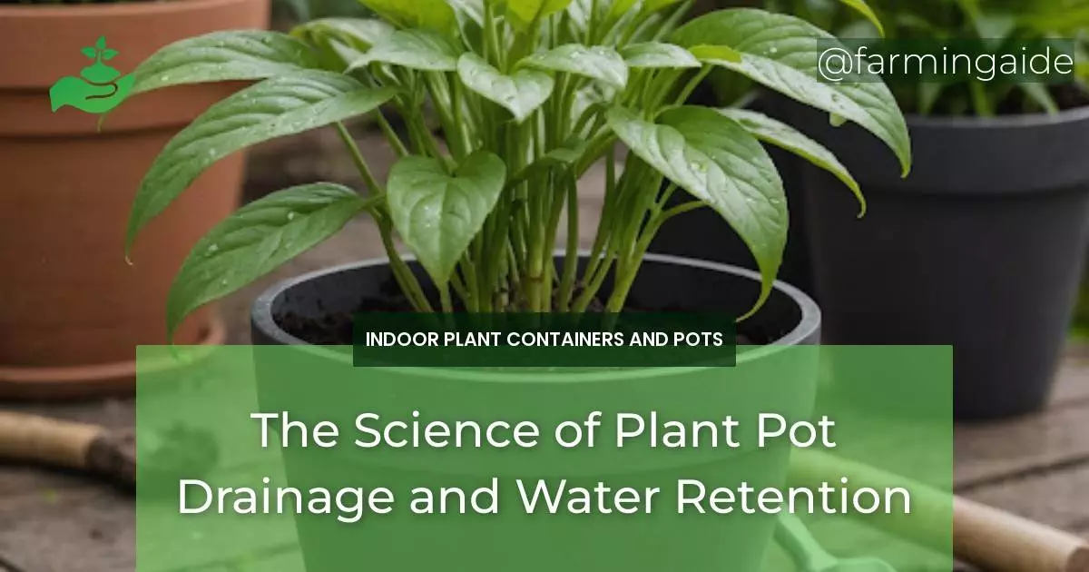 The Science of Plant Pot Drainage and Water Retention