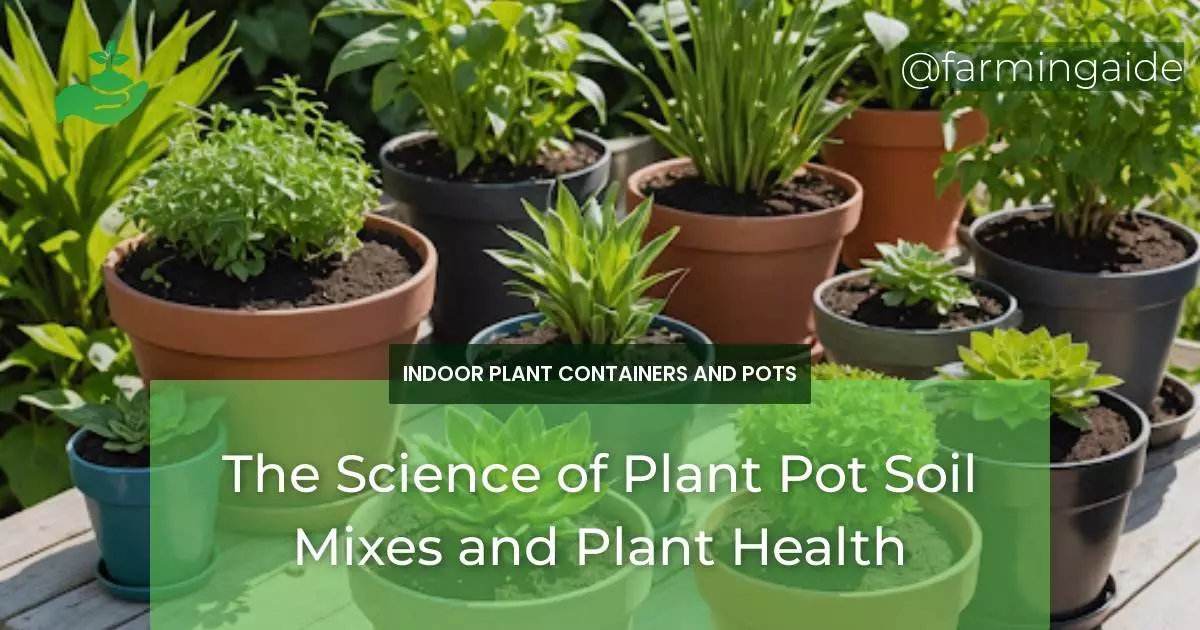 The Science of Plant Pot Soil Mixes and Plant Health