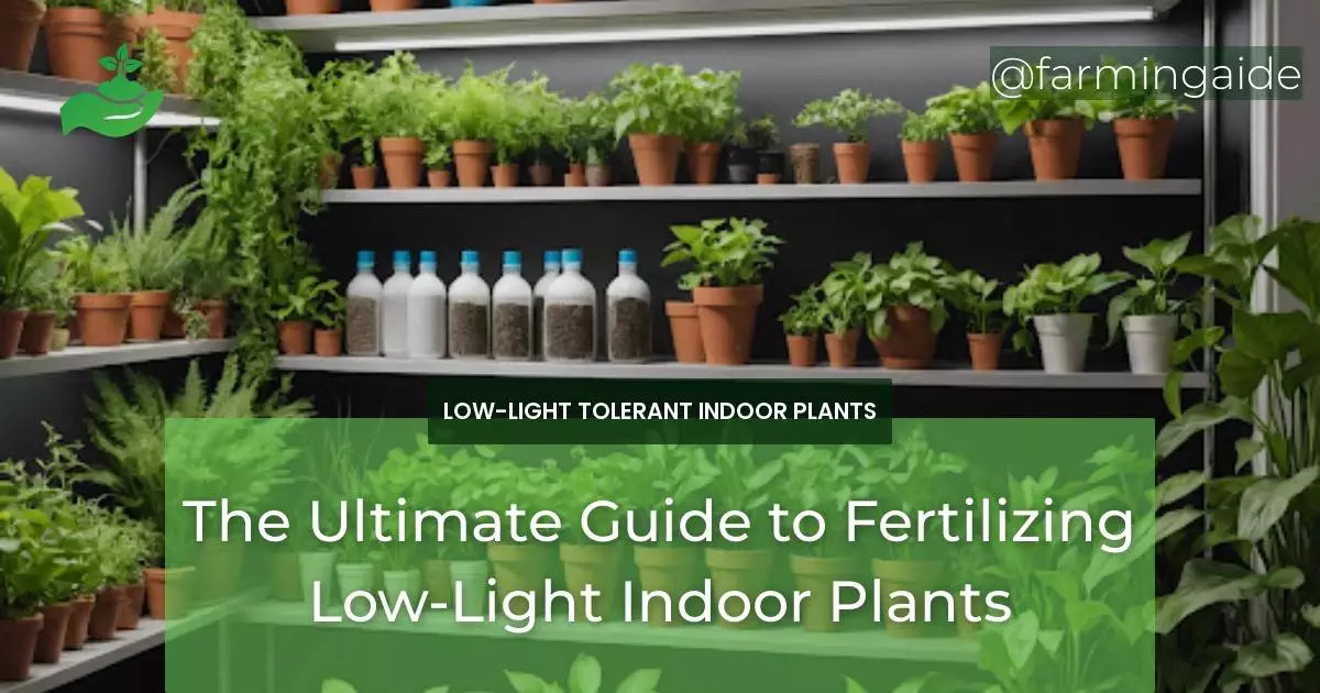 The Ultimate Guide to Fertilizing Low-Light Indoor Plants