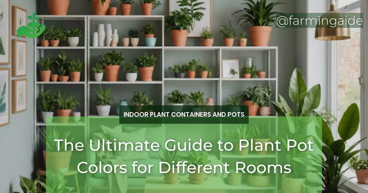 The Ultimate Guide to Plant Pot Colors for Different Rooms